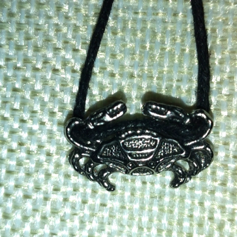 Pretty crab necklace